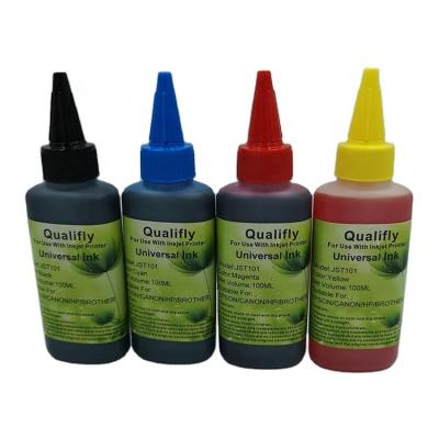 China COMPATIBLE high quality universal dye ink for HP/EPSON/BROTHER/CANON printer for sale