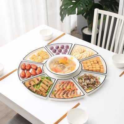 China Sustainable Egrand Matched Dish Saucer Serving Creative Dishes Creative Dishes Combination Tableware Dishes Set For Restaurant for sale