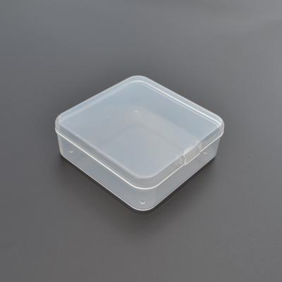 China Recyclable 75*75*25mm Hinged PP Plastic Box For Magnetic Phone Holder for sale