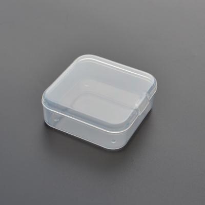 China Square 45*45*20mm Small Plastic Storage Box Recyclable With Lid for sale