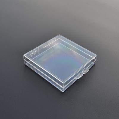 China Small Recyclable Transparent Injection Molds Clear Plastic PS Box Plastic Folding Box for sale