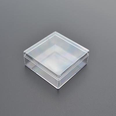 China Customer Clear Plastic Box Recyclable Mini Order Square Plastic Storage Boxes for sale