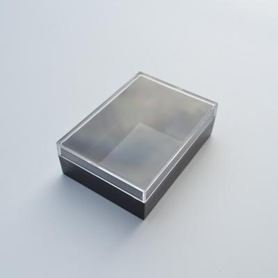 China Recyclable Strong Lapel Pin Gift Clear Plastic PS Box for sale