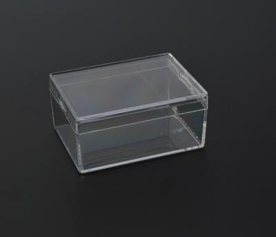 China Recyclable Small Plastic Packaging Rigid Square Box for sale