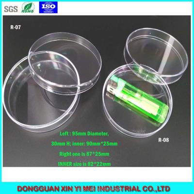 China Recyclable Plastic Box Circle Or Cylinder Round Shape for sale