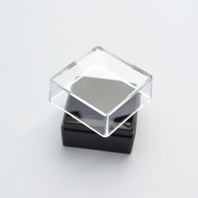 China Small Recycled Materials 25*25*19mm Fancy Plastic Gift Box for sale