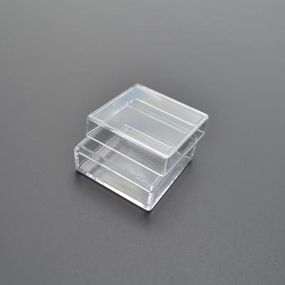 China Recyclable Plastic Display Box PS Packaging Box For Ring for sale