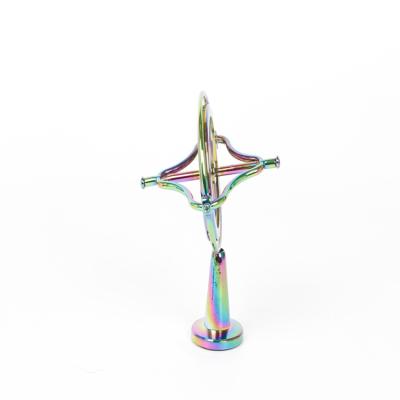 China High Quality Zinc Alloy Colorful Fingertip Toy Metal Gyroscope Hot Selling Metal Products for sale