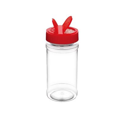 China Sustainable Stackable 4 Ounce 150ml Mini Plastic Jars Seasoning Storage Organizer Bottle With Lid For Spices for sale