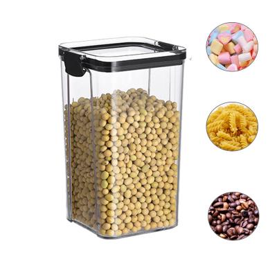 China Sustainable Pantry Organizer Plastic Clear Acrylic Candy Fruit Freezer Container Storage Box With Lid for sale