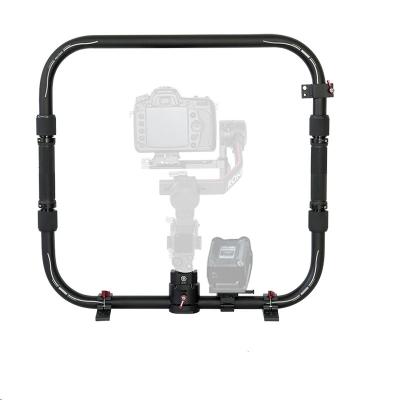 China Advanced Dual Mount Stabilizer Ring Grip Gimbal Handle Camera Grip for DJI RS2 with Power Supply Ring II for sale