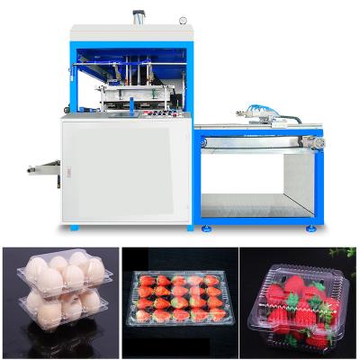 China Blister Forming Machine Automatic Blister Vacuum Forming Thermoforming Machine For Disposable Fruit Tray Food Box Container for sale