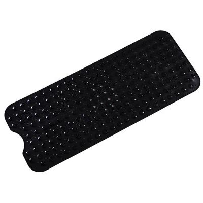 China Non Viable Bath Mat Shower Mat Slip Bathtub Mat With Suction Cups Design Machine Washable Best Bathroom Cushion For Shower Bathroom for sale