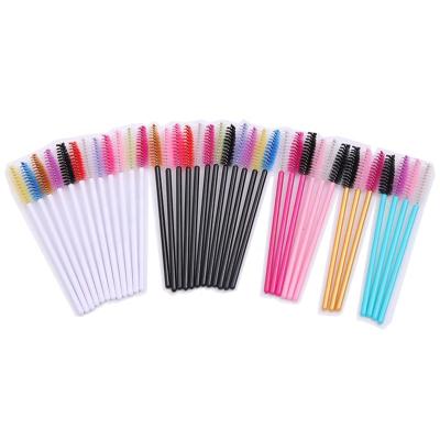 China Makeup Tool Eyelash Extension Mascara Brush Lashes Sweep Mascara Tool Magic Wands Eyelash Brush Custom Disposable Makeup Applicators for sale