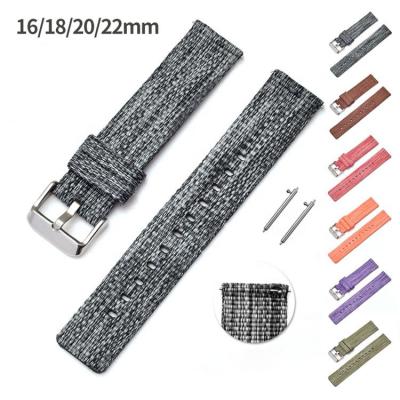 China Quick Release Watch Band Fashion Accessory Stainless Steel Buckle Quick Release Watch Straps Nylon Watch Bands for sale