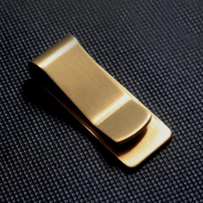 China Wholesale Gifts Metal Europe Fashion Mens Money Clip Brass Material For Wallet for sale