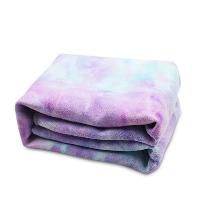 China 50% Microfiber And 50% Rubber Other Non Slip Hot Yoga Towel With Excellent Ground Grip for sale