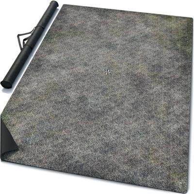 China Custom Battle Design 22 x 30 Cobblestone High Premium Printing Rubber Mats for sale