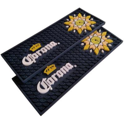 China Customized Logo Acceptable Viable Rubber Counter Mat Bar Mats NZ for sale