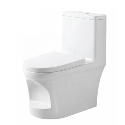 China New Bathroom Double-Flow Sanitary Ware Luxury Sale One Piece Ceramic Toilet Sanitary White OEM for sale