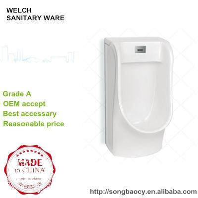 China Ceramic Sensor Urinal 111 Wall Mount Urinal Sensor Design Bathroom Urinal Bowl for sale