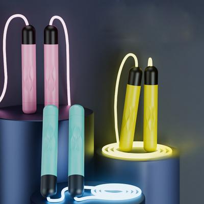 China Popular 2.0 Speed ​​Rope 280cm LED Adult Children PU Luminous Jump Rope for sale