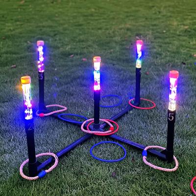 China Plastic Outdoor Yard Games for Kids Adult and Family, Glow in the Dark Games for Lawn, Backyard, Camping, Beach, Outdoor Throwing for sale