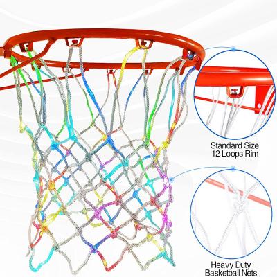 China Ignition basketball net, with luminous longer distance, durable, waterproof, up-to-date, superb for outdoor sports SLT007 for sale