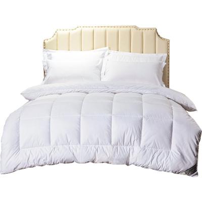 China Sustainably Soft All Year Round Feather Comforter Cotton Fluffy Comfortable Comforter Down Feather Duvet for sale