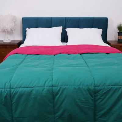 China Anti-Allergy Dyeing Polyester Soft Home Quilt Cover Queen Microfiber Synthetic Hotel Quilt for sale