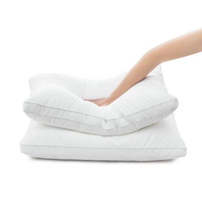 China Wholesale Viable Microfiber Cotton Outwall Bed Pillows For Sleeping Bamboo Pillows Support Plush Pillow for sale