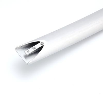 China High temperature resistance and good corrosion resistance price 6063-T5 electric handle using silver oxide aluminum profile for sale