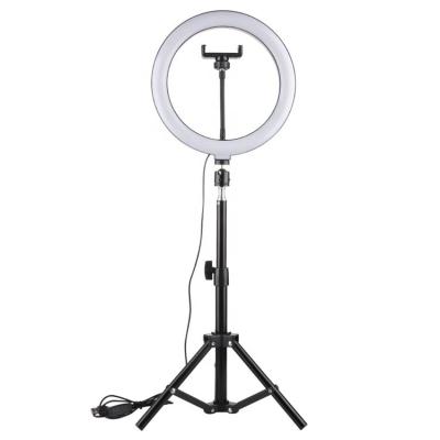 China 26cm LED Fill Ring Light LED Make Up Lamp Dimmable Camera Phone Ring Lamp For Makeup Video Live Photo Studio HZD-RL26XW for sale