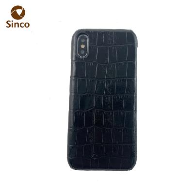 China Crocodile Grain Leather Shockproof Hot Sales Full Phone Case Protective Thin Case For iPhone 12 for sale