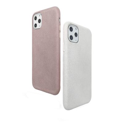 China 2021 Anti-fall Hot Sales Pink Luxury Microfiber Phone Case For iPhone 11 for sale