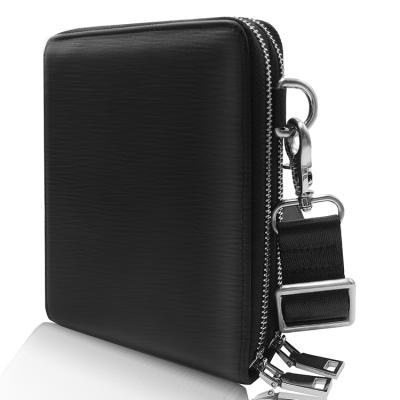 China Premium Genuine Leather Business Card Holder High Quality Phone Card Holder Wallet for sale