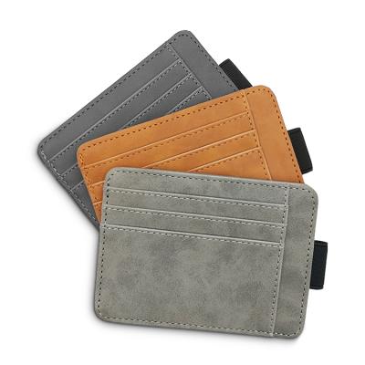 China Hot Sales High Quality Vintage Muti Card Slot Card Holder Leather Wallet for sale