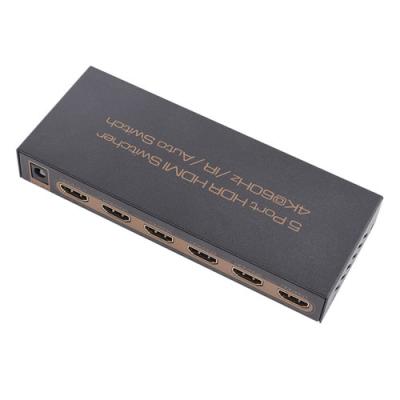 China HDR UHD 1080P 4k 60hz HDMI 2.0 HDMI Switch Bi-direction 5 Port Remote HDR HDMI Matrix Switcher 159x63.9x22(mm) for sale