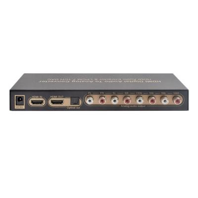 China HDMI 7.1 Converter Support 24bit /192KHz Audio DAC Spdif To Converter HDCN0033M1 205x74x26(mm) for sale