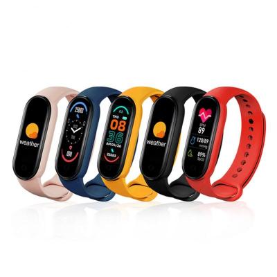 China Smart Heart Rate Blood Pressure Smart Watch M6 Touch Screen Wristband Pedometers Fitness Tracker Sports Band Watch For Huawei Xiaomi IPhone for sale