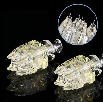 China Cosmetic Skin Rejuvenatoin Syringe Mesotherapy Injector 5 Pin Crystal Multi Needle for sale