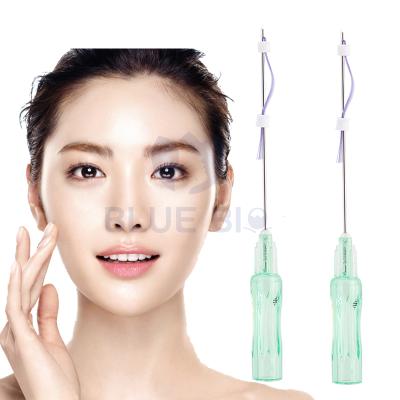 China Remove Wrinkle Face Lift Blue Bio Skin Care Liso Pdo Smooth Lift Face Mono Screw Thread Remove Neck Bends Multi Pdo Threads for sale