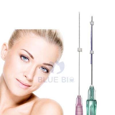 China Remove Wrinkle CE Blue Medical Multi Pointed Blunt Needle Bio Pdo Face Smooth Wrinkle Filling Hilos Pdo Thread for sale