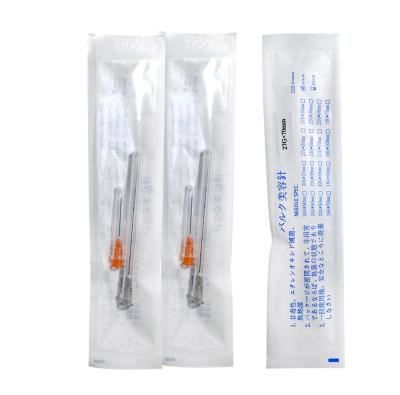 China Disposable injection korea injection blut tip cannula 27g 50mm micro facial cannula for sale