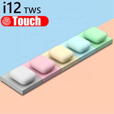 China Newest Macaron Inpods 12 Tws In-Ear 5.0 I12 Mini True Bloototh Wireless Bluetooth TWS Earphone Touch Control Headset for sale