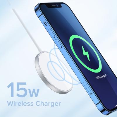 China New 15W 1:1 Lidian 2021 Ultrathin Fast Magnetic Wireless Charging High Speed ​​Mini Portable Mini Wireless Charger for Iphone12 max pro for sale