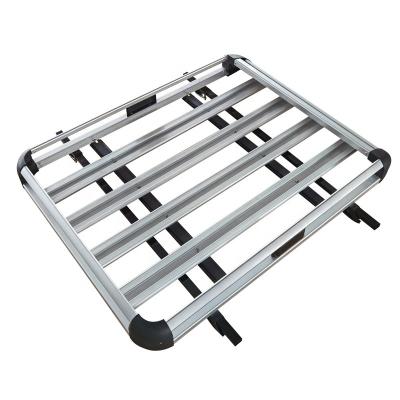 China Install Universal Luggage Box Roof Rack Roof Top Cargo For 4X4 Aluminum for sale