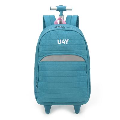 China Other New Fashion Style Durable School Travel Outdoor Trolley Backpack With Wheel for sale