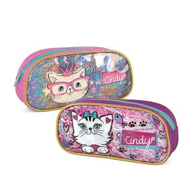 China New Design Girls Cartoon Durable Hot Selling School Pen Pencil Cases Bags for sale