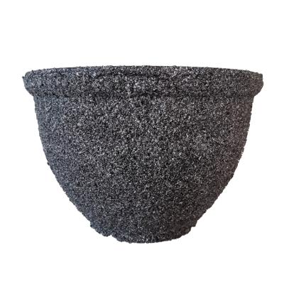 China American style plant Cheap outdoor 12 inch round shape stone garden lightweight plastic planter plant pots for sale